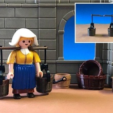 Accessori medievale miniatura irrigazione Natività scena scala playmobil figure gioco giocattoli arte giocattolo clic Casa Natale belen miniature casa delle bambole 3d print model - Mito3D