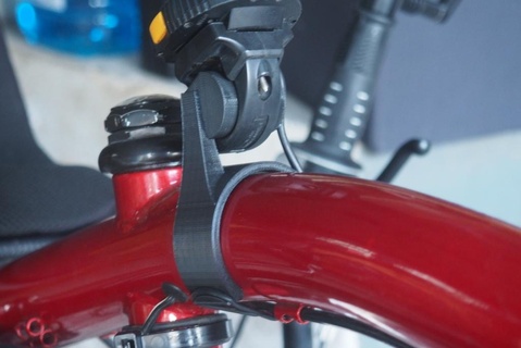 accessoire monter 26mm 50mm bicyclette tube Cadre eg couché vélo sport air 3d print model - Mito3D