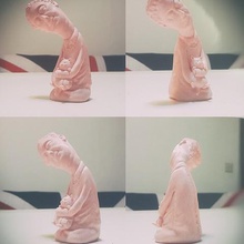 accompagnare art amore la scultura guarigione vecchio accessori gatto 3d print model - Mito3D
