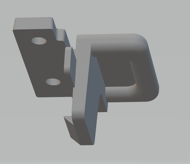 accord 7 armrest lock 3d print model - Mito3D