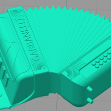 accordion key ring 3d print model - Mito3D