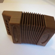 Akkordeon verschiedene Musik - Gerät Sonstiges home gadget 3d print model - Mito3D