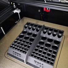 accu organizer 3d print model - Mito3D