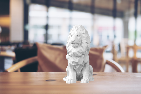 accurate lion Home animal 3d print model - Mito3D