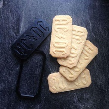 acdc à l'emporte-pièce la maison cuisine manger cookie stamp cookiecutter 3d print model - Mito3D