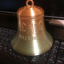 acdc hells bell 3d print model - Mito3D