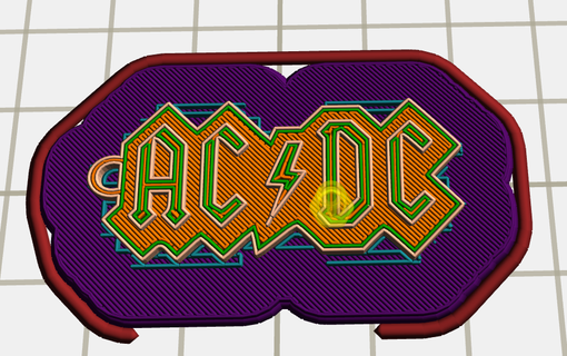 acdc chiave squillare 3d print model - Mito3D