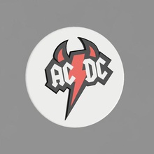 acdc logo divers rock de la musique 3d print model - Mito3D