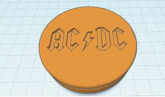 acdc weed grinder Gadget 3d print model - Mito3D