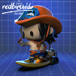 ace board fan art bushiny collection n 003 normal presuported files onepiece figure nendoroid nedroid funko collectible kawaii fanart toy anime redbushido easy easyprint cute 3d print model - Mito3D