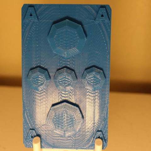 ás de ouros jogo brinquedo acessórios cartas 3D print model - Mito3D