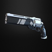 ace spades hand cannon 3d print model game war revolver pistol weapon gun toy aceofspades 3d print model - Mito3D