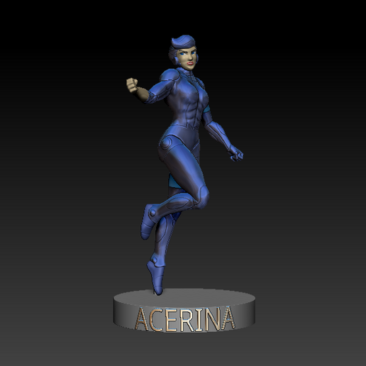 acerina - sergeant steelheart 3D print model - Mito3D