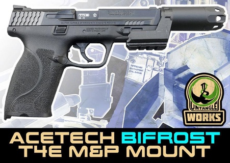 acetech Bifrost 43cal umarex t4e Schmied Wesson p9 20 Tracer montieren Paintball magfed mp 3d print model - Mito3D