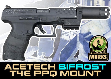 acetech bifrost 43cal umarex t4e walter ppq m2 tracer mount paintball magfed 3d print model - Mito3D