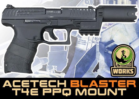 acetech Blaster 43cal umarex t4e walter ppq m2 Tracer montieren Paintball magfed 3d print model - Mito3D