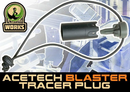 acetech blaster tracer plug paintball tracer acetech blaster barrel plug 43cal 50cal airsoft  3d print model - Mito3D