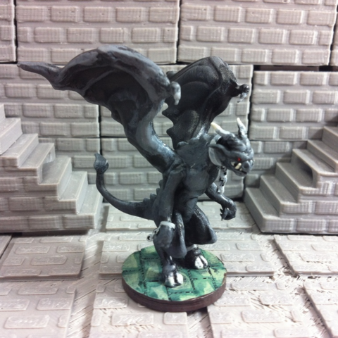 achisia oathbound gargoyle outlaw oyun 3D print model - Mito3D