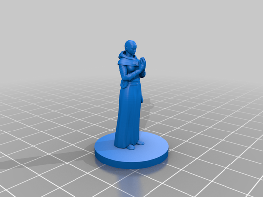 accolito femmina 3d stampa 3d print model - Mito3D