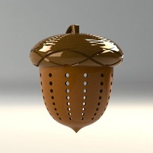 bellota colador té kitchentool teastrainer roble bolsita strainerfilter strainerbasket 3d print model - Mito3D