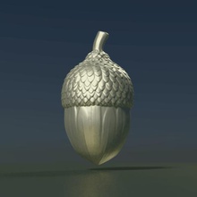 acorn art 3d print model - Mito3D