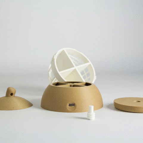 acorn bird feeder home feeders garden 3D print model - Mito3D
