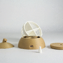 acorn mangiatoia per uccelli casa alimentatori ghianda giardino alimentatore bird 3d print model - Mito3D