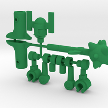 Akrojahr Krieger Kit 1 Mikronauten 5mm Mikromann 3d print model - Mito3D