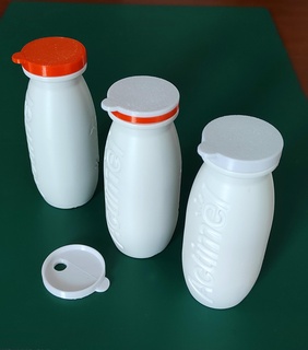 actimel bottiglia cap 3d print model - Mito3D