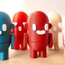 Aktion Zahl klicken Lächeln Anlasser Pack Spiel Spielzeug Figur Smiley einstellen Versammlung Konstruktion bauen anpassen Kind Kunst Design 3d print model - Mito3D