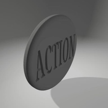 actiontruth token jogo da verdade 3d print model - Mito3D