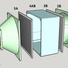 active carbon filter 40x40x10 fan tool 3d printer accessories 3d print model - Mito3D