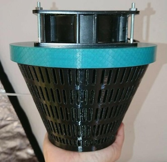active carbon filter indoor cannabis indoor filter activated carbon filter 420 odor filter  3d print model - Mito3D