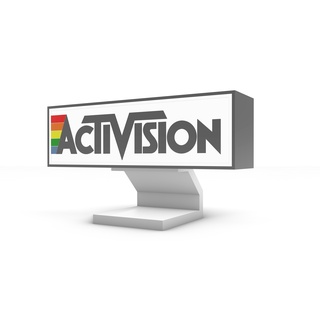 activision logo Home lamp decoration microsoft studios games lamps video call of duty 3d print model - Mito3D
