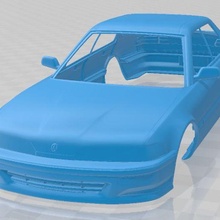Acura Integra 1990 druckbar Körper Wagen Spiel integriert Slot scalextric tamiya rc miniz Hobby Mikro 3d print model - Mito3D