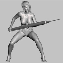 agudo ambulância toureiro nu vestir arte mulher sexy modelo miniatura humano menina figura fêmea erótico personagem seio corpo 3d print model - Mito3D