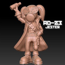 ad23 jester pose art mask pillowzoid studios warpentak 3d print model - Mito3D
