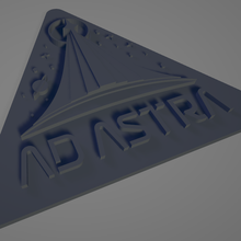 ad astra arte patch logo insegne 3d print model - Mito3D