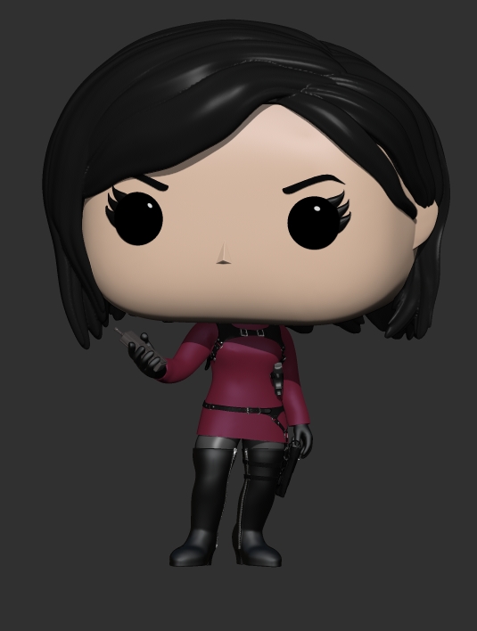 Resident Evil 4 Remake - Ada Wong 3D Printing Model 3D model 3D printable