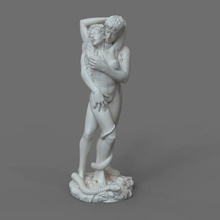 adam eve Kunst nackt Skulptur statue Abbildung Erotik deco ewe 3d drucken prentable Modell 3d print model - Mito3D