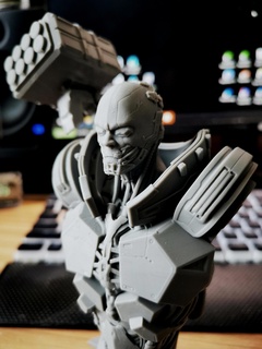 Adam smasher cyberpunk 2077 robot jeux vidéos sci buste 3dprint impression 3d print model - Mito3D