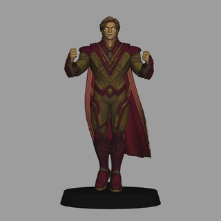 adam warlock - guardians galaxy vol 3 low poly 3d print avengers marvel mcu movie collection figure 3d print model - Mito3D