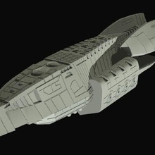 unnachgiebig stonetemplestudios bsg Kampfstern Galactica 3d print model - Mito3D