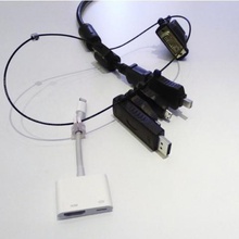 adaptador adjunto anillo gadget hdmi dongle el cable apple 3d print model - Mito3D