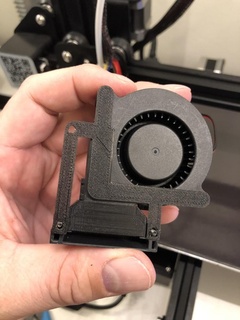 adapter fan 5015 ender 3 creality 3d printing 3d print model - Mito3D