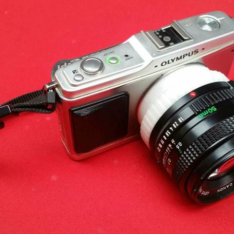 adaptador m43 canon fd de la lente herramienta foto fotografía olympus micro cuatro tercios panasonic 3D print model - Mito3D