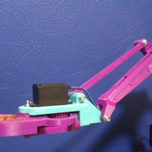 adapter mantis gripper eezybotarm mk2 gadget arm claw robotics 3d print model - Mito3D