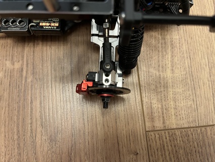 adapter mst caliper wun vx upright brake disc rear rc drift 3d print model - Mito3D