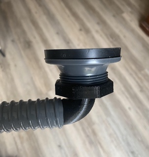 adapter standard siphon 25 mm hose Home 3d print model - Mito3D