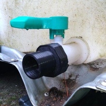 adaptor 1000 litres industrial reservoir update tool tank water tonne adapter dn40 3d print model - Mito3D